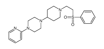 1-[1-[2-(benzenesulfonyl)ethyl]piperidin-4-yl]-4-pyridin-2-ylpiperazine Structure