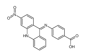 4-[(3-nitroacridin-9-yl)amino]benzoic acid结构式