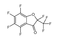 2,4,5,6,7-pentafluoro-2-(trifluoromethyl)-1-benzofuran-3-one结构式