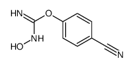 Carbamimidic acid, hydroxy-, 4-cyanophenyl ester (9CI)结构式