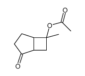 (7-methyl-4-oxo-7-bicyclo[3.2.0]heptanyl) acetate Structure