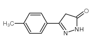 2,4-Dihydro-5-(4-methylphenyl)-3H-pyrazol-3-one structure