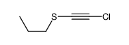 1-(2-chloroethynylsulfanyl)propane结构式