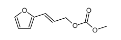 (E)-3-furan-2-yl-prop-2-en-1-ol methyl carbonate Structure