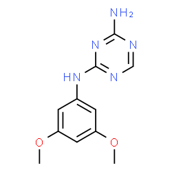 N-(3,5-Dimethoxyphenyl)-1,3,5-triazine-2,4-diamine Structure