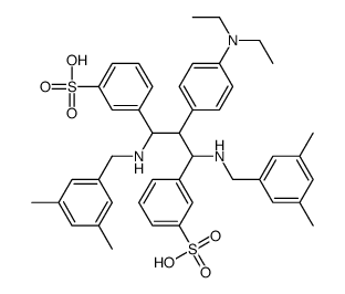 3,3'-[[[4-(diethylamino)phenyl]methylene]bis[(3-methyl-4,1-phenylene)(ethylimino)methylene]]bis(benzenesulphonic) acid picture