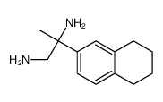 2-(5,6,7,8-Tetrahydronaphthalen-2-yl)-1,2-propanediamine structure