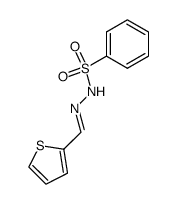 thiophene-2-carbaldehyde benzenesulfonylhydrazone结构式