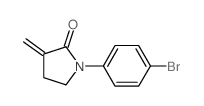 1-(4-Bromophenyl)-3-methylenepyrrolidin-2-one structure