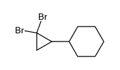 (2,2-dibromocyclopropyl)cyclohexane Structure