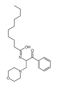 2-decanoylamino-3-morpholinopropiophenone结构式