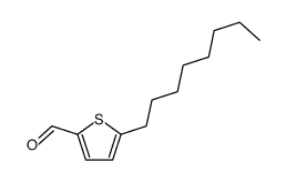 5-n-Octylthiophene-2-carbaldehyde结构式