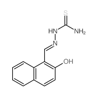 [[(Z)-(2-oxonaphthalen-1-ylidene)methyl]amino]thiourea Structure