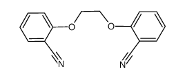 2,2'-(ethane-1,2-diylbis(oxy))dibenzonitrile Structure