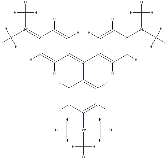 Methyl green结构式