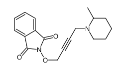 1H-Isoindole-1,3(2H)-dione, 2-((4-(2-methyl-1-piperidinyl)-2-butynyl)o xy)- structure