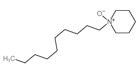Piperidine, 1-decyl-,1-oxide structure