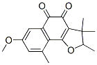(+)-2,3-Dihydro-7-methoxy-2,3,3,9-tetramethylnaphtho[1,2-b]furan-4,5-dione结构式