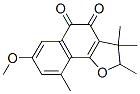 (+)-2,3-Dihydro-7-methoxy-2,3,3,9-tetramethylnaphtho[1,2-b]furan-4,5-dione structure