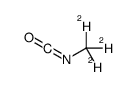 Isocyanato(2H3)methane Structure