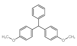 Benzene, 1,1-(phenylmethylene)bis(4-methoxy- structure