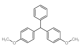 Benzene, 1,1-(phenylmethylene)bis(4-methoxy- Structure