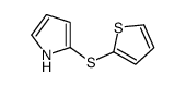 2-thiophen-2-ylsulfanyl-1H-pyrrole结构式