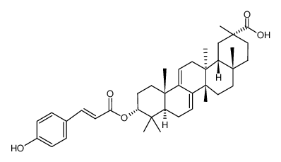 (20R)-3α-[[(E)-3-(4-Hydroxyphenyl)-1-oxo-2-propenyl]oxy]-D:C-friedoolean-7,9(11)-dien-29-oic acid picture