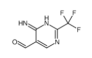 4-amino-2-(trifluoromethyl)pyrimidine-5-carbaldehyde Structure