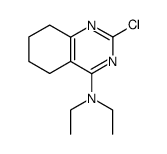 2-chloro-N,N-diethyl-5,6,7,8-tetrahydroquinazolin-4-amine结构式