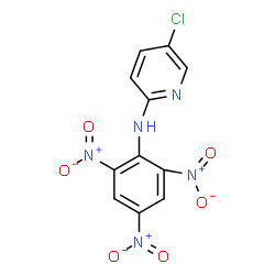 2-(N-picrylamino)-5-chloropyridine structure