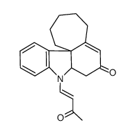 9-(3-oxobut-1-en-1-yl)-2,3,4,5,8a,9-hexahydro-1H-cyclohepta[d]carbazol-7(8H)-one Structure