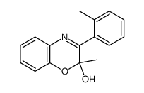 2-Methyl-3-o-tolyl-2H-1,4-benzoxazin-2-ol结构式