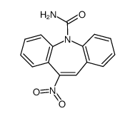 5-carbamoyl-10-nitro-5H-dibenz[b,f]azepine Structure