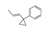 1-phenyl-1-(prop-1'-enyl)cyclopropane结构式