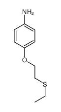 Benzenamine, 4-[2-(ethylthio)ethoxy]- (9CI) structure