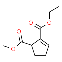 2-Cyclopentene-1,2-dicarboxylicacid,2-ethyl1-methylester(9CI)结构式