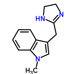 Indole, 3-(2-imidazolin-2-ylmethyl)-1-methyl- (8CI) Structure