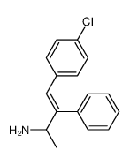 2-amino-4-(p-chlorophenyl)-3-phenyl-but-3-ene Structure