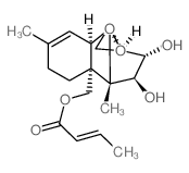 Trichothec-9-ene-3,4,15-triol, 12,13-epoxy-, 15-(2-butenoate), (3.alpha.,4.beta.)-结构式