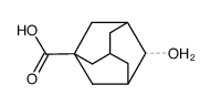 4-Hydroxyadamantane-1-carboxylic acid Structure