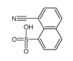 8-cyanonaphthalene-1-sulfonic acid结构式