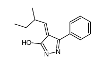 4-(2-methylbutylidene)-3-phenyl-1H-pyrazol-5-one结构式