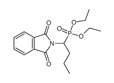 diethyl (1-(1,3-dioxoisoindolin-2-yl)butyl)phosphonate结构式