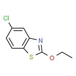 Benzothiazole, 5-chloro-2-ethoxy- (9CI) Structure