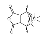 (4S,7R)-8-methyl-8-(trimethylsilyl)-3a,4,7,7a-tetrahydro-4,7-(epoxysilano)isobenzofuran-1,3-dione结构式