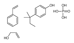 4-(2-methylbutan-2-yl)phenol,phosphoric acid,prop-2-en-1-ol,styrene Structure