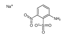 sodium 2-amino-6-nitrobenzenesulphonate structure