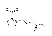 4-(2-methoxycarbonyl-cyclopent-1-enyl)-butyric acid methyl ester Structure