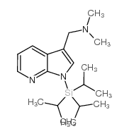 1H-Pyrrolo[2,3-b]pyridine-3-methanamine, N,N-dimethyl-1-[tris(1-methylethyl)silyl]- picture